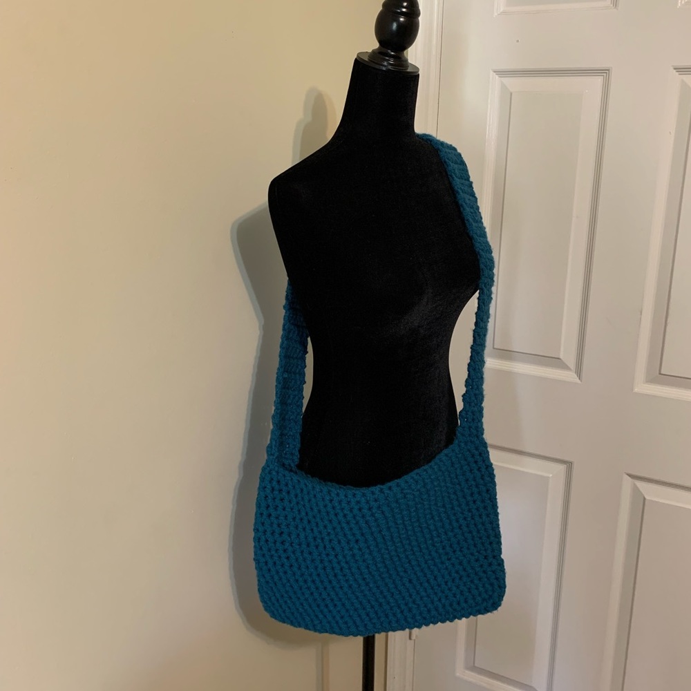 Boho Crossbody Bag, handmade,
crocheted